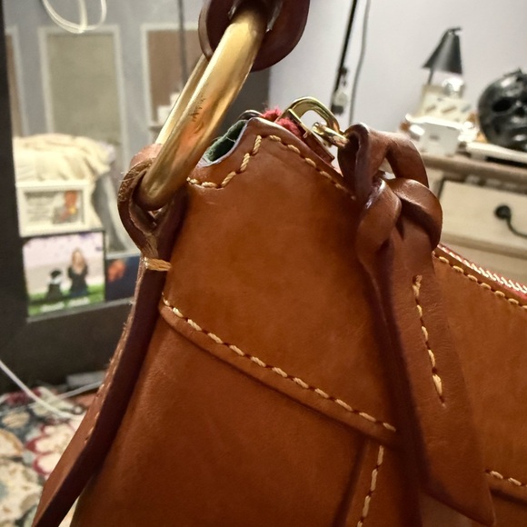 Dooney & Bourke Florentine Large Cassidy Hobo in Natural Leather - Picture 10 of 16